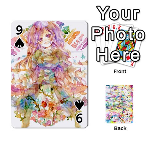 Touhou Watercolor Deck By Herpan Derpan Front - Spade9