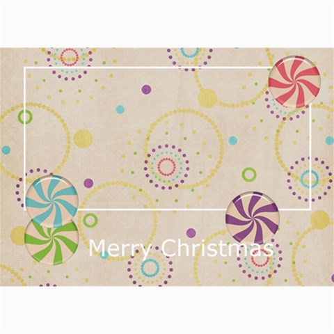 Gumdrops 7x5 Cards By Bitsoscrap 7 x5  Photo Card - 6