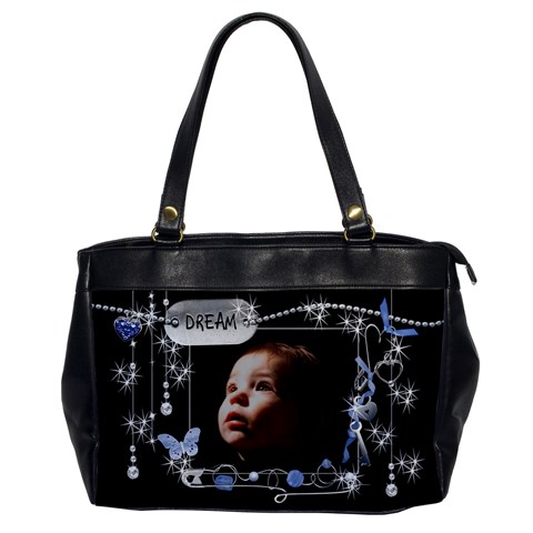 Oversize Handbag 15  Blue Boy By Laurrie Front