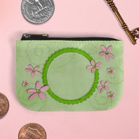 Pink & Green Flowers Front