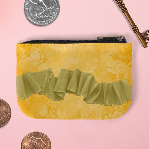 Tangerine Breeze Coin Bag By Lisa Minor Back