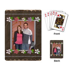 Flower Power Playing Cards - Playing Cards Single Design (Rectangle)
