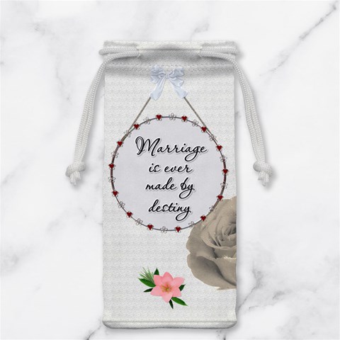 Bride Jewelry Bag/glasses Case By Lil Back