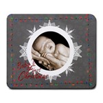 Baby s first Christmas mouse mat - Large Mousepad