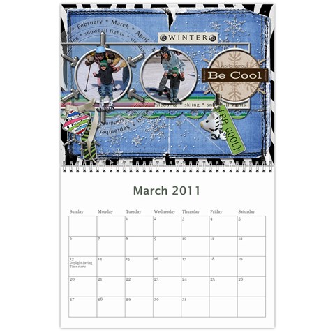 2011 Calendar By Jama Mar 2011