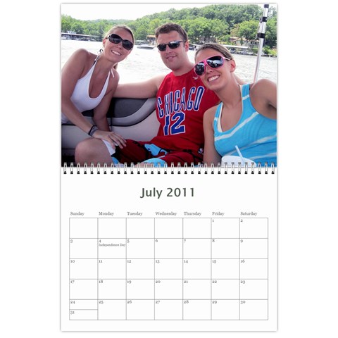 2011 Calendar By Jama Jul 2011