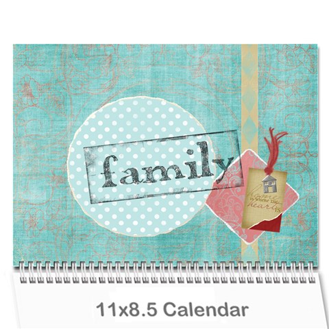 Family Calendar By Ashley Cover