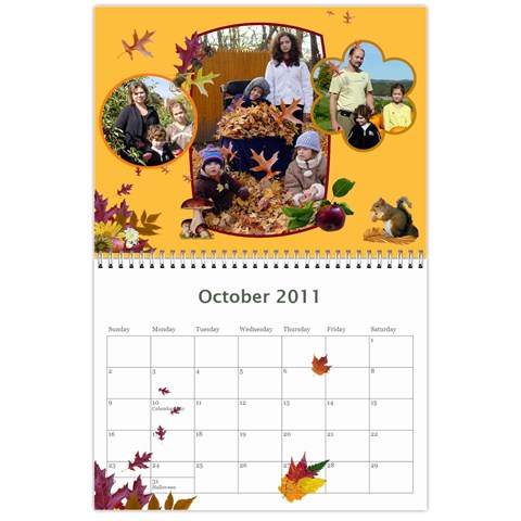 Calendar By Juliapchelka15 Gmail Com Oct 2011