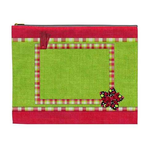 Cherry Slush Xl Cosmetic Bag By Lisa Minor Front