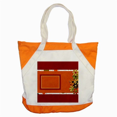 Tangerine Breeze Tote 1 By Lisa Minor Front