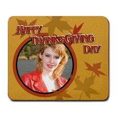 Happy Thanksgiving day - Large Mousepad