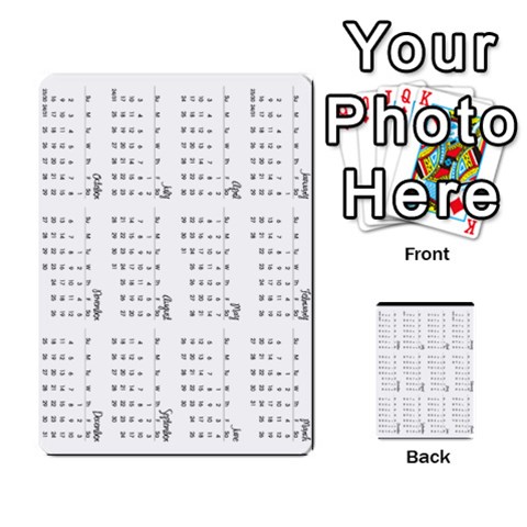 2011 Calendar  By Scrapmojo Back