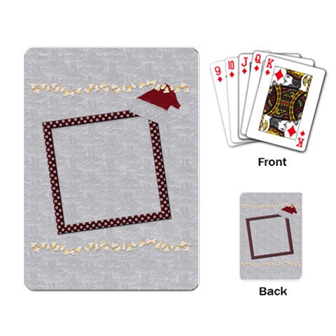 Holiday Playing Cards By Lisa Minor Back