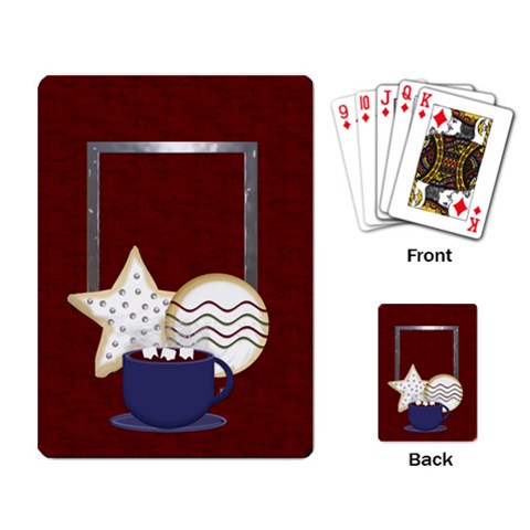Holiday Playing Cards By Lisa Minor Back