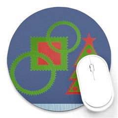 Christmas tree 1 - Round Mousepad