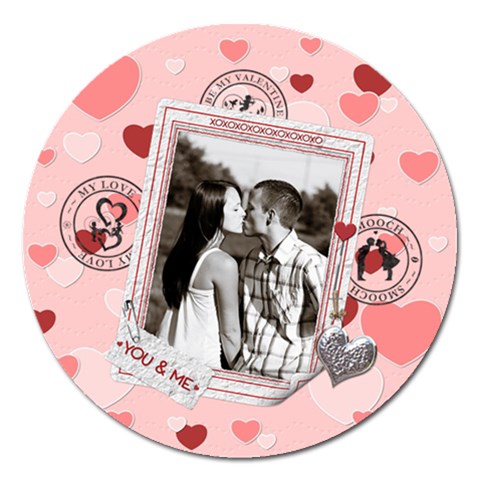 Be My Valentine 5  Magnet By Lil Front