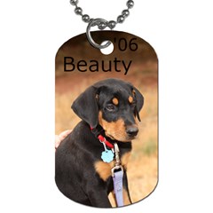 beauty tag - Dog Tag (One Side)