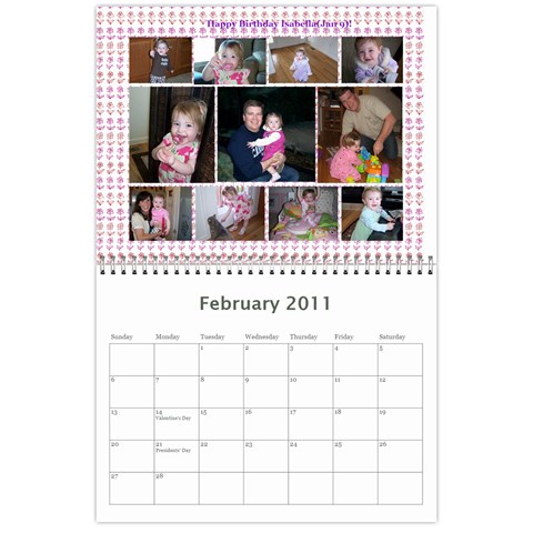 2011 Hunnell Calendar By Susan Feb 2011