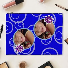 Blue-Purple Swirls Custom Cosmetic Bag-XL - Cosmetic Bag (XL) Blue-Purple Swirls Custom Cosmetic Bag-XL - Cosmetic Bag (XL)