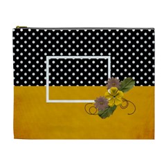XL- Yellow and Black - Cosmetic Bag (XL) XL- Yellow and Black - Cosmetic Bag (XL)