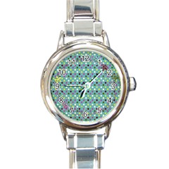 Polka Dots & Glitter, Italian Charm Watch