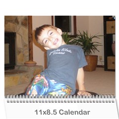 kalendar - Wall Calendar 11  x 8.5  (12-Months)