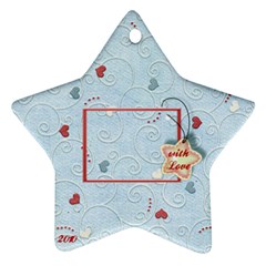 With love 2010 - blue - Ornament (Star)