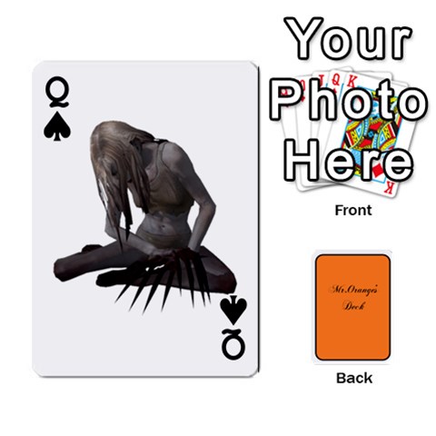Queen Gaming Deck By Gregor Skeldon Front - SpadeQ