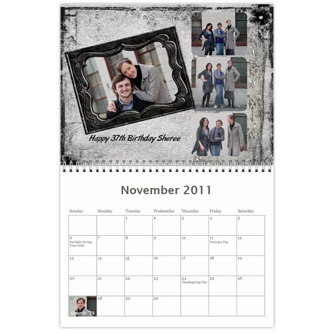 2011 Mjs Calendar By Getthecamera Nov 2011