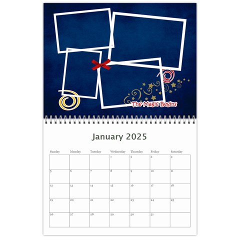 Calendar Jan 2025