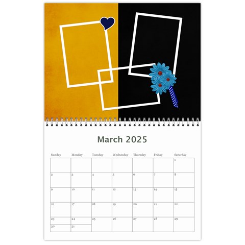 Calendar Mar 2025