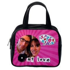 Give me kisses my love - Classic Handbag (One Side)