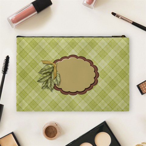 Septembers Blush Large Cosmetic Bag By Lisa Minor Back