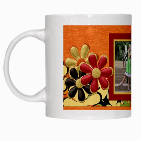 Tangerine Breeze Mug 1 By Lisa Minor Left