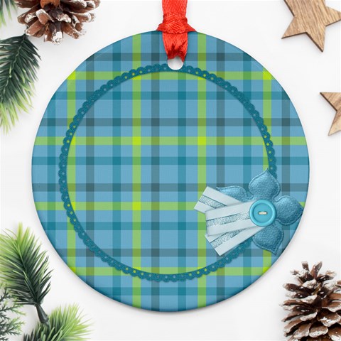 Bluegrass Boy 2 Sided Ornament By Lisa Minor Front
