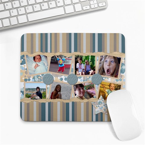 Boys Like Blue Mousepad By Lisa Minor Front