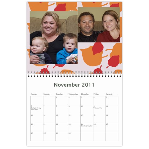 Calendar 2011 By Danny Caulder Nov 2011