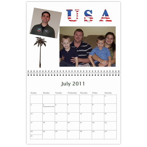 Calendar 2011 By Danny Caulder Jul 2011