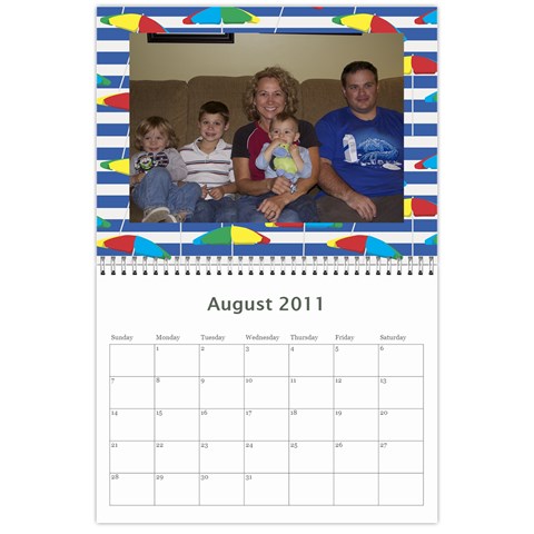 Calendar 2011 By Danny Caulder Aug 2011