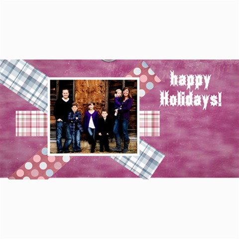 Snow Christmas Card By Danielle Christiansen 8 x4  Photo Card - 1