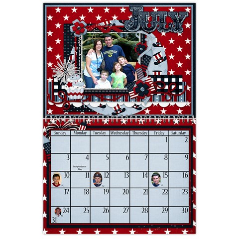 2011 Calendar By Sweetheaven Jul 2011