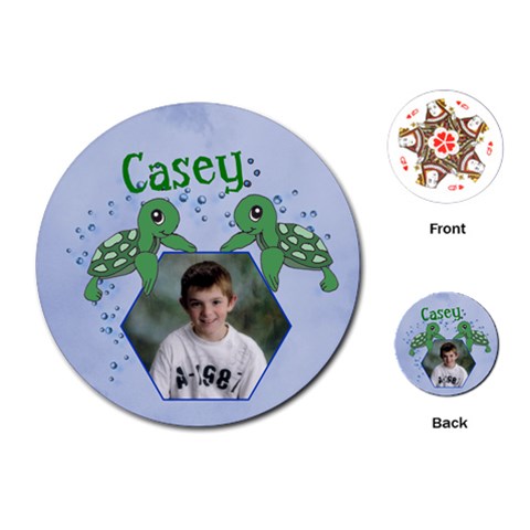 Playing Cards Round Template By Laurrie Front