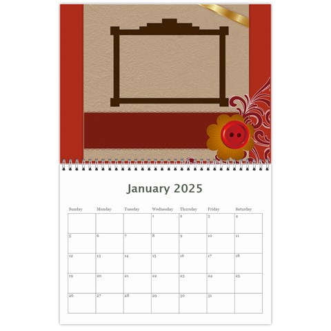 Calendar 2025 By Joely Jan 2025