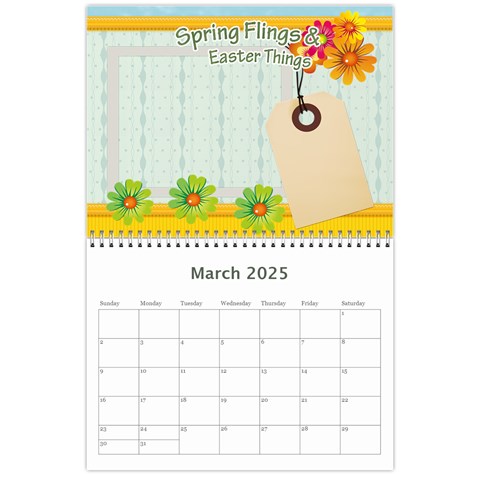 Calendar 2025 By Joely Mar 2025