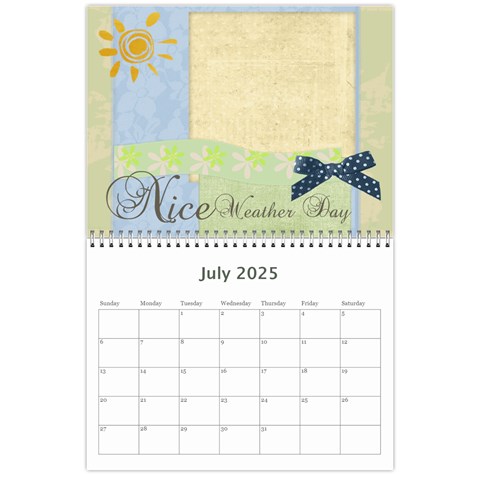 Calendar 2025 By Joely Jul 2025
