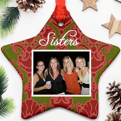 Sisters Ornament By Brooklyn Jones Front