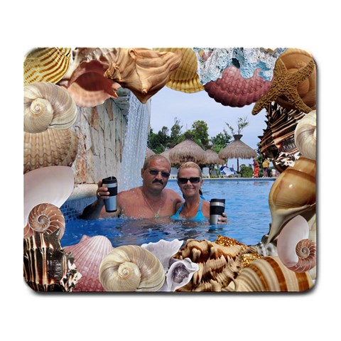 Shells Large Mousepad By Lil Front
