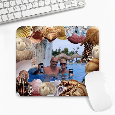 Shells Large Mousepad By Lil Front