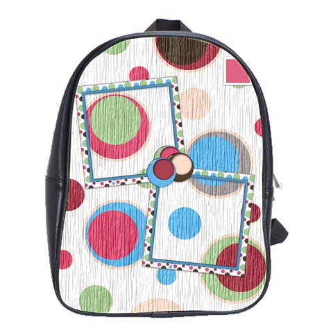 Bloop Bleep Large Backpack 1 By Lisa Minor Front