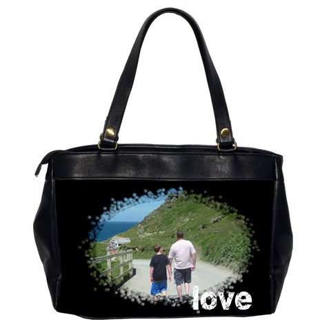 Family Love Oversized Office Bag By Catvinnat Back
